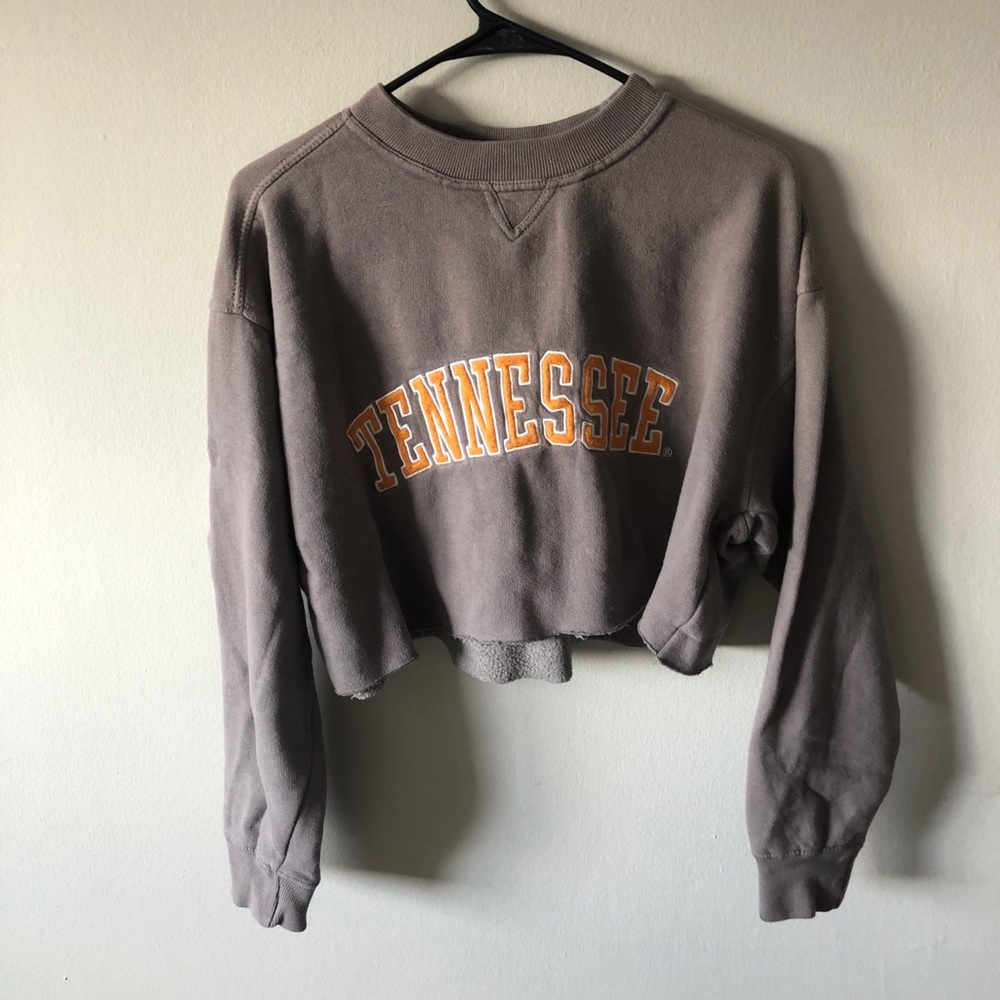 Vintage Cropped Tennessee Sweatshirt